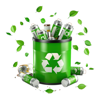 pngtree eco battery safety battery and battery recycling illustrated pack png image 12195137